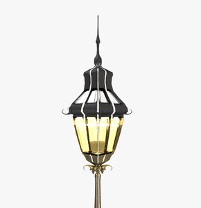 street light lamp 3D model