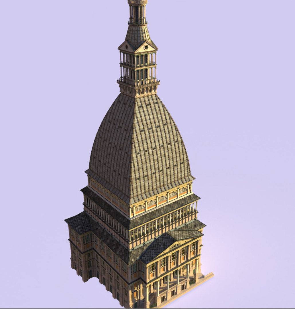 Mole antonelliana 3D - TurboSquid 1546802