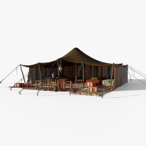 3D berber tent 2
