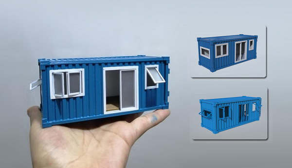 house contener 3D model