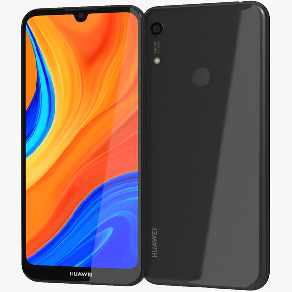 3D realistic huawei y6s black