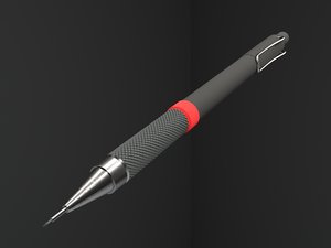 3D model mechanical pencil
