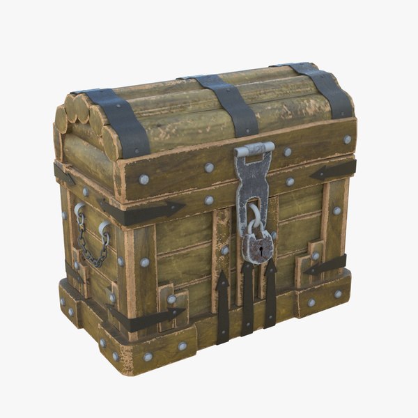 ready treasure chest 3D model