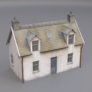 3D scottish house