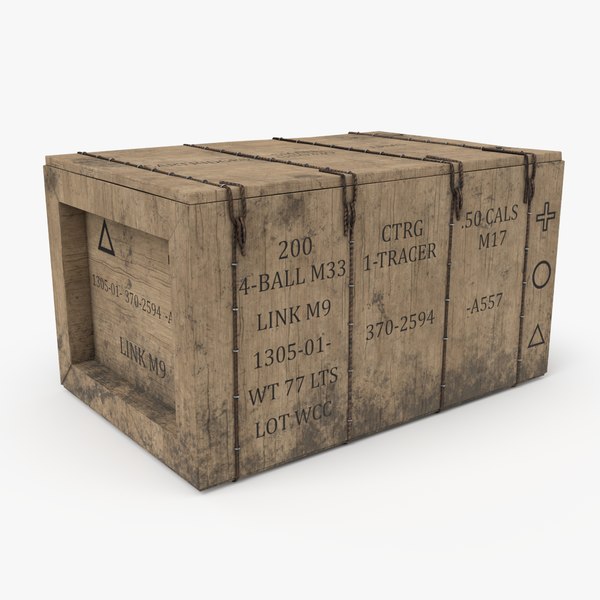 Military crate pbr 3D - TurboSquid 1547868