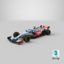 williams f1 racing fw43 3D model