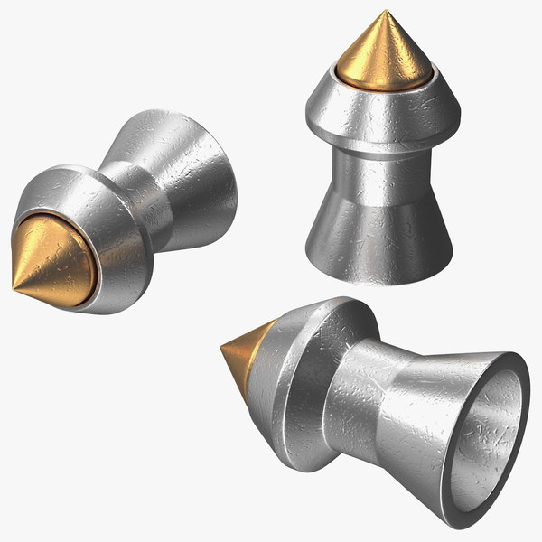 3D model pointed airgun pellets TurboSquid 1548218