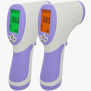 3D digital thermometers infrared model