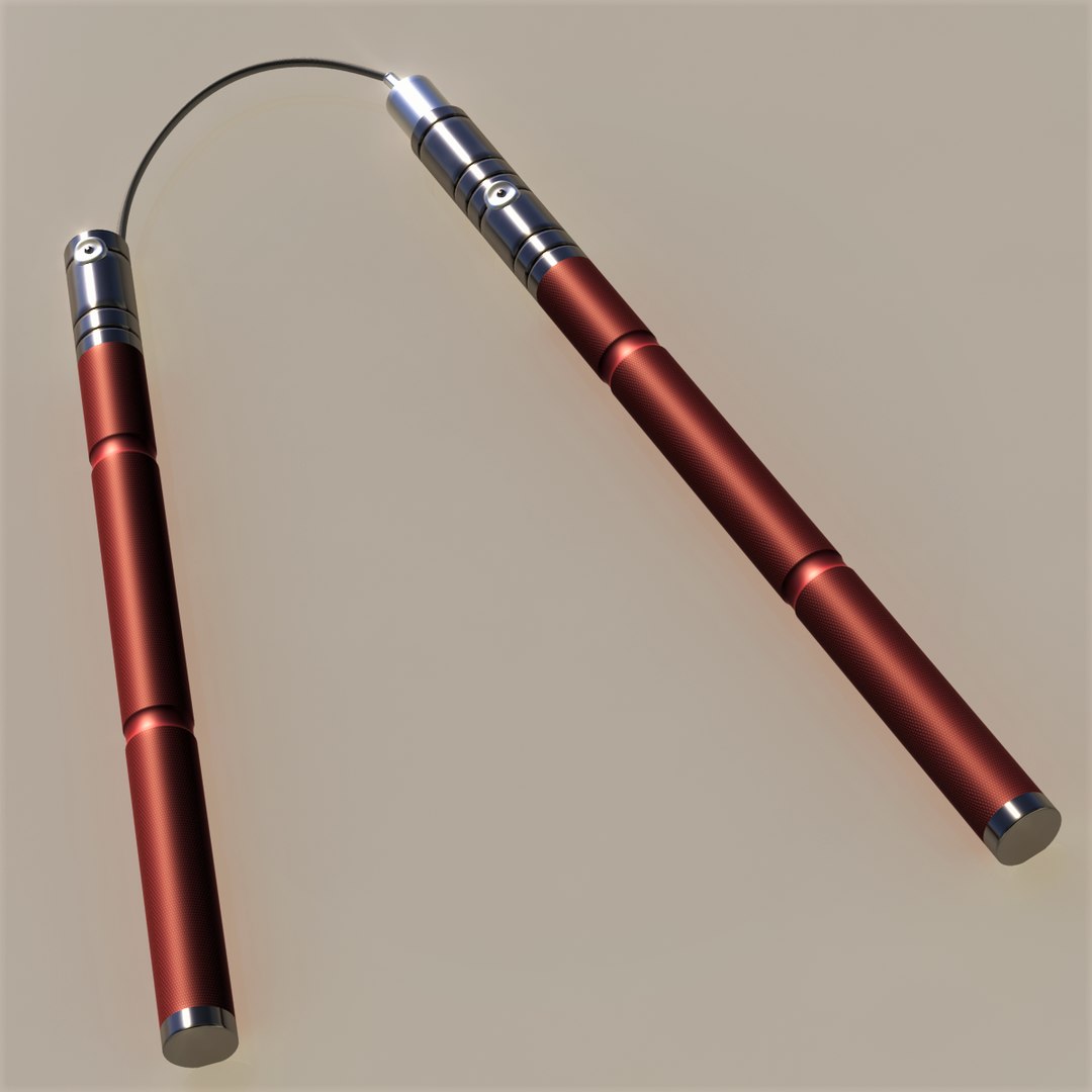 Daredevil club nunchaku 3D model - TurboSquid 1547917