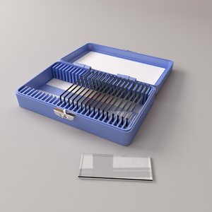 3D microscope slide box