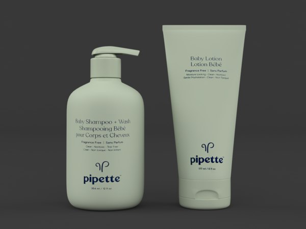 3d Pipette Baby Shampoo Lotion Turbosquid