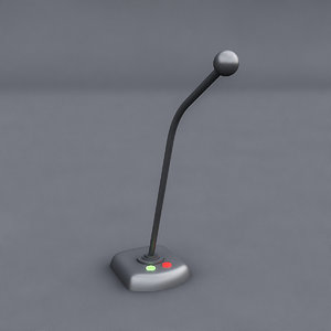 table microphone 3D