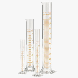 graduated cylinders 3D