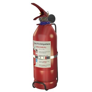 3D model extinguisher