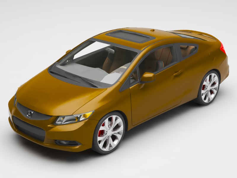 Honda civic 3d model