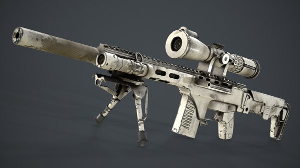 Chukavin Sniper Rifle Modelo 3D - TurboSquid 1548714