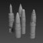 3D tank shells model