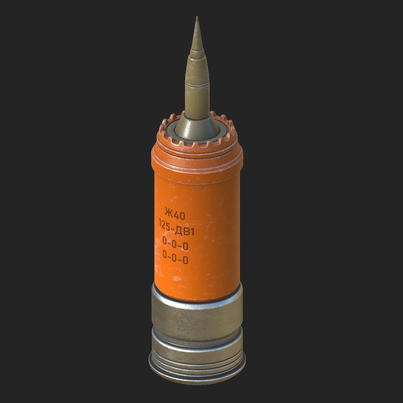 tank shells 3DModell TurboSquid 1548680