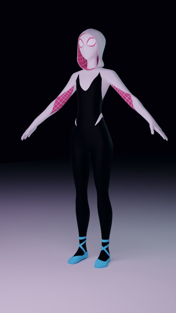 Gwen spider model - TurboSquid 1548754