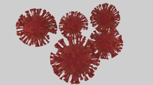 virus corona 3D
