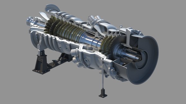 Sgt6-5000f gas turbine 3D model - TurboSquid 1548893