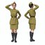 3D soviet military uniform