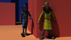 3D character spy