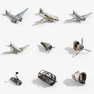 damage airplanes model