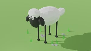 shaun sheep 3D model