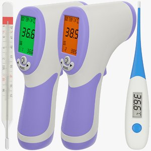 thermometers v1 celsius 3D