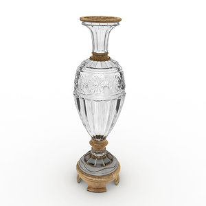3D vase french baccarat