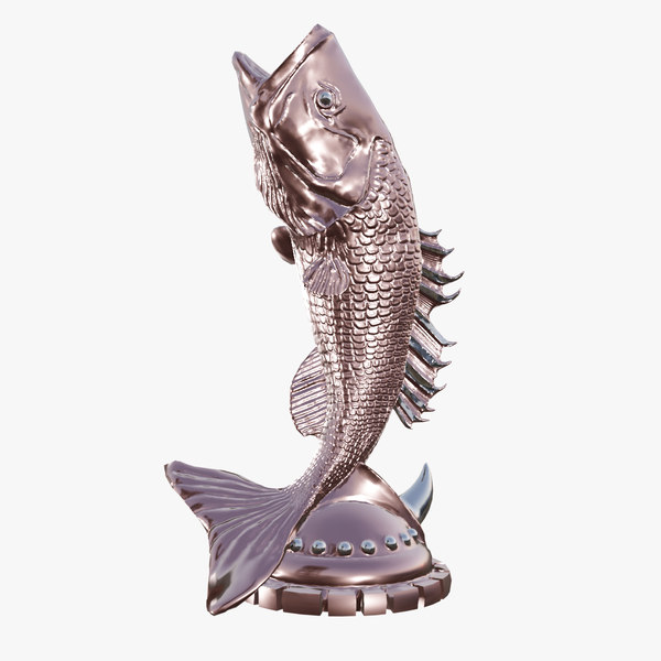 Fish statue 3D TurboSquid 1549478