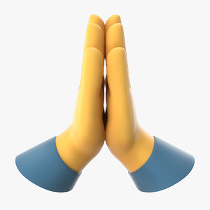 folded hands emoji model