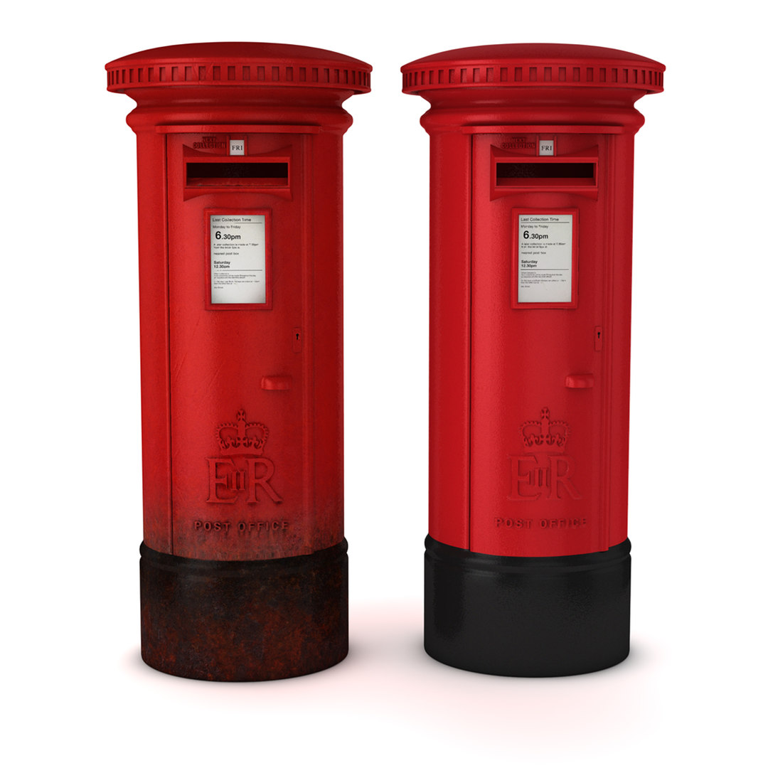 red post box toy