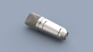 mic microphone condenser 3D model