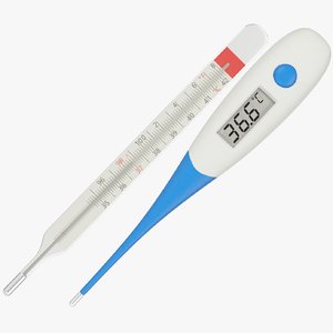 3D thermometers celsius model