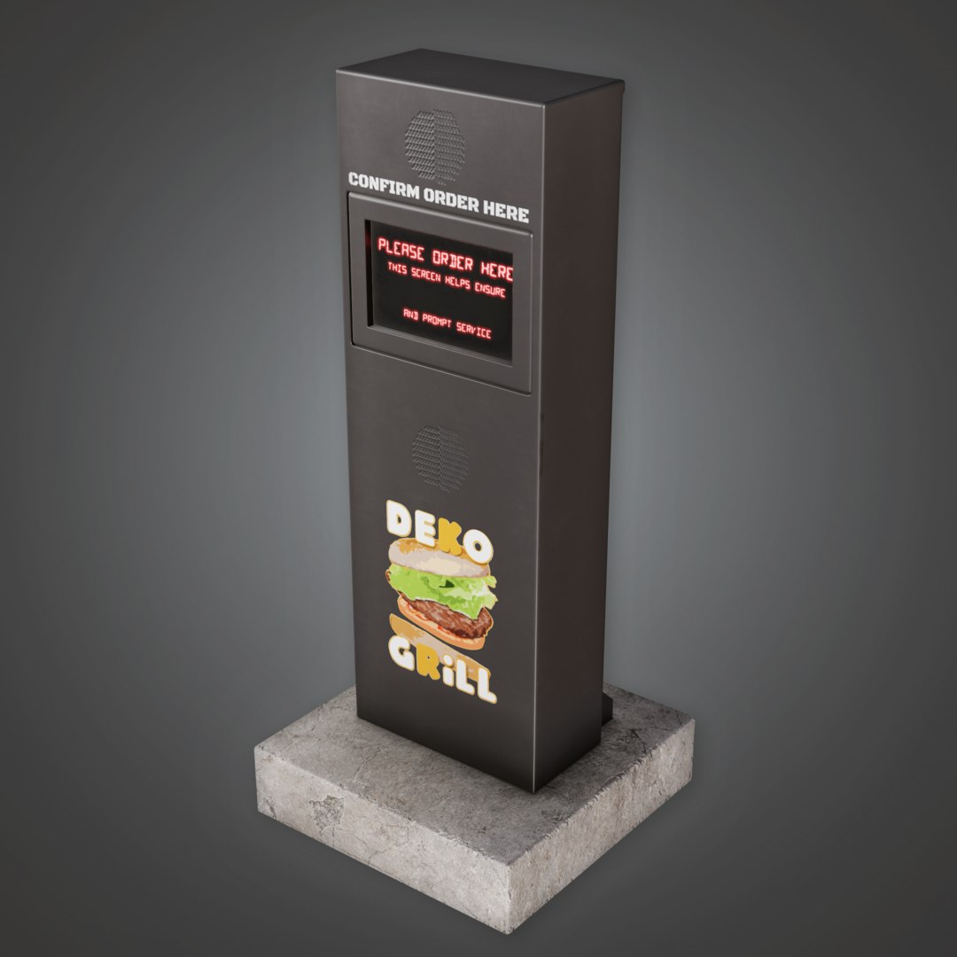 Drive Thru Speaker 01 - SAM - PBR Game Ready 3D 모델 - TurboSquid 1550018