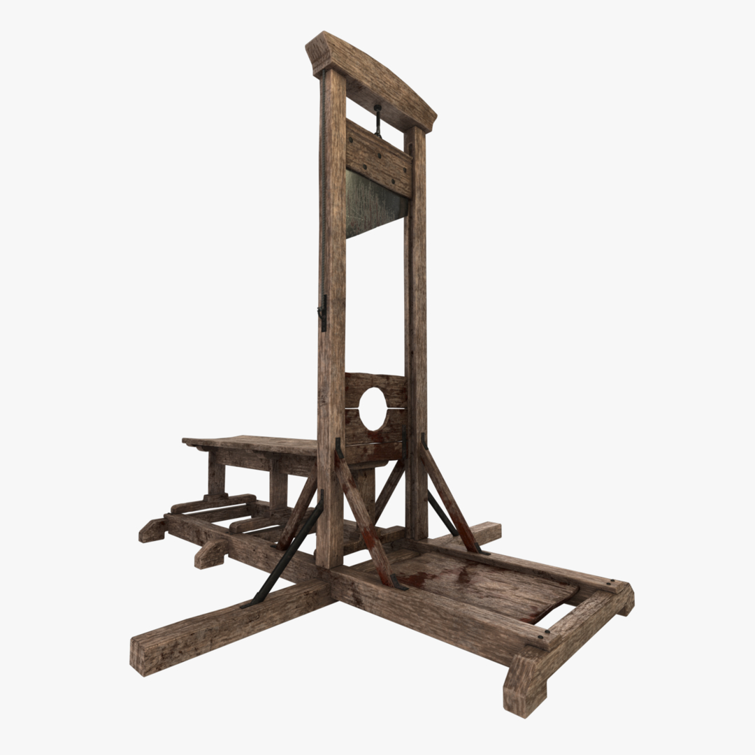 3D medieval guillotine - TurboSquid 1550166