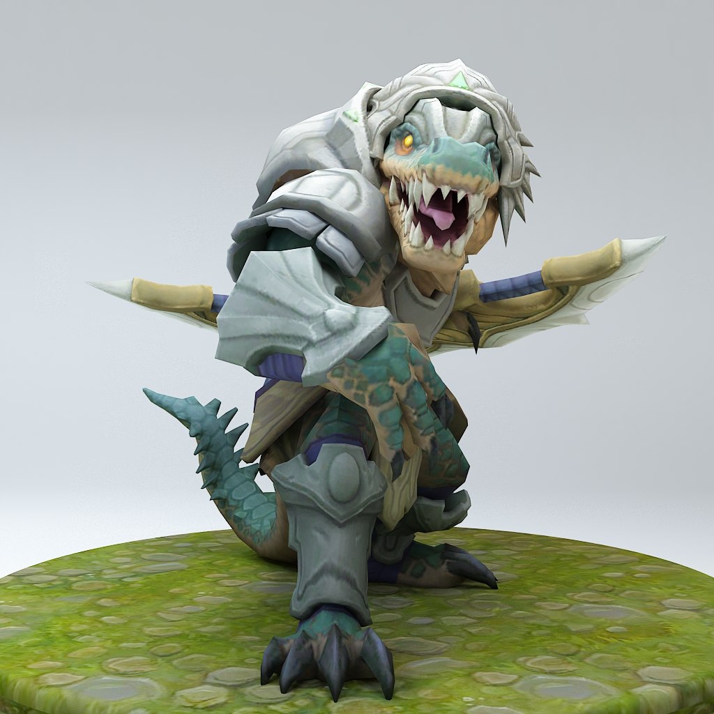 Renekton From League Of Legends 3d Model Renderhub