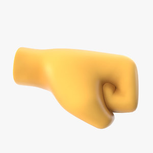 right-facing fist emoji 3D