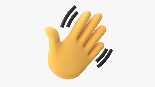 Winkende hand emoji Emoji meanings: