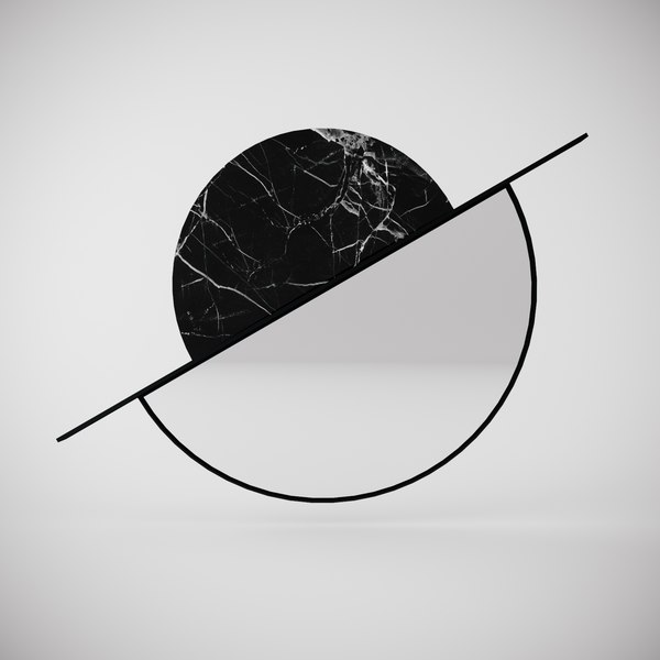 3d model bended mirror