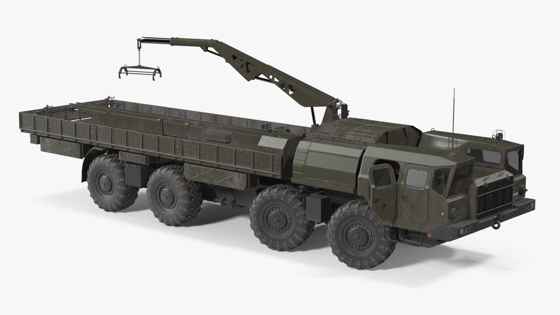 Maz 7310 transport vehicle 3D model - TurboSquid 1550731