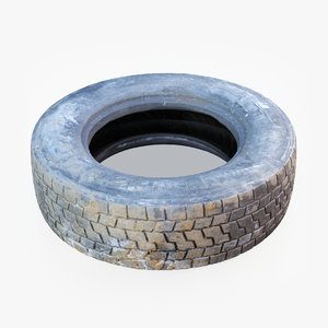 3D used tire