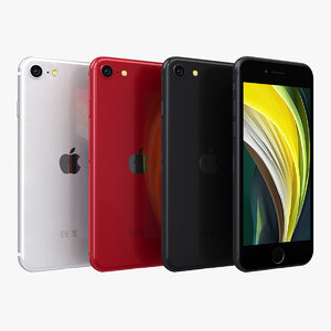 3D apple iphone se 2020 model