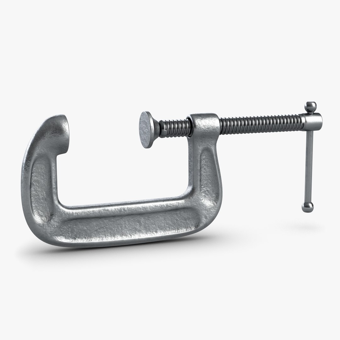 3D model c-clamp tool - TurboSquid 1550839. source: static.turbosquid.com. 