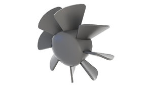3D fan cooling model