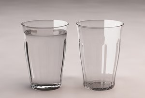 3D glass water