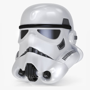 3D stormtrooper helmet model