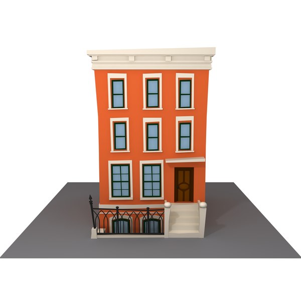 3D building cartoon - TurboSquid 1551140